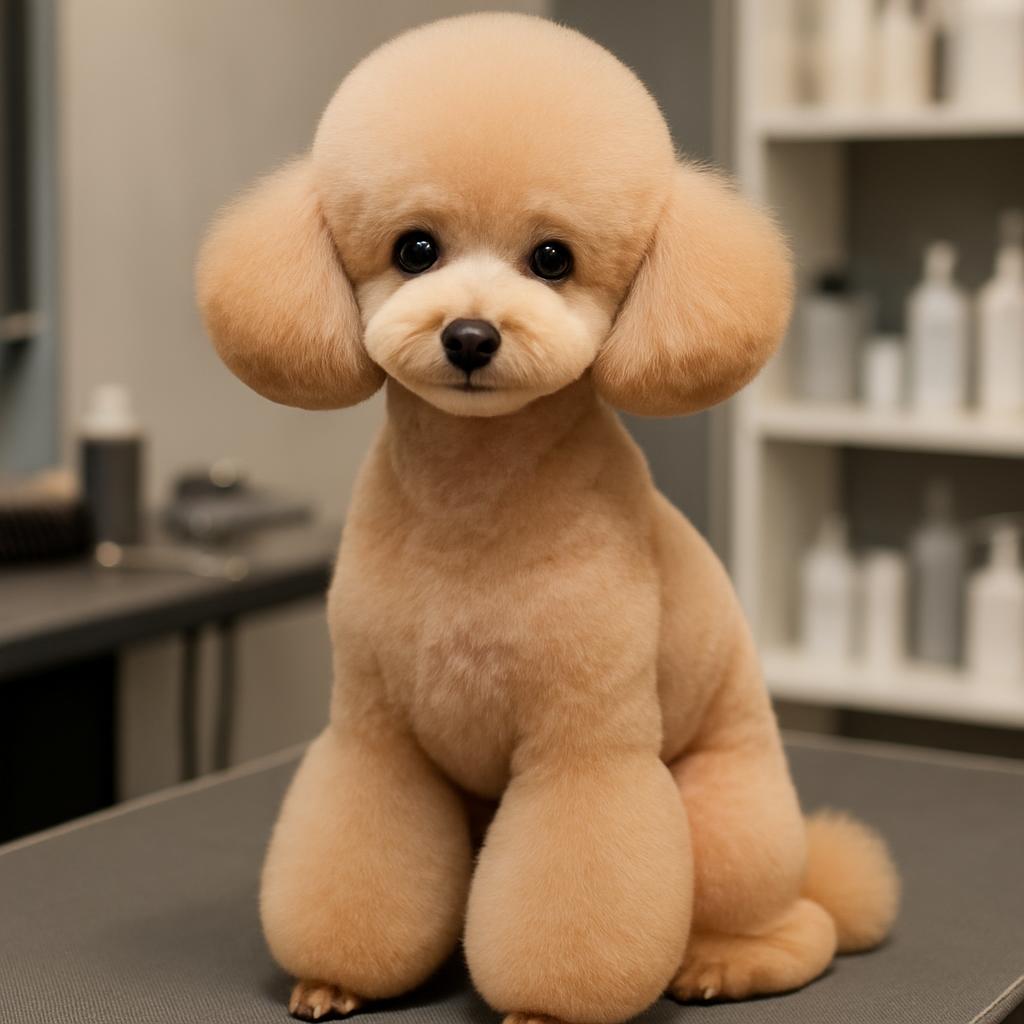 Poodle grooming